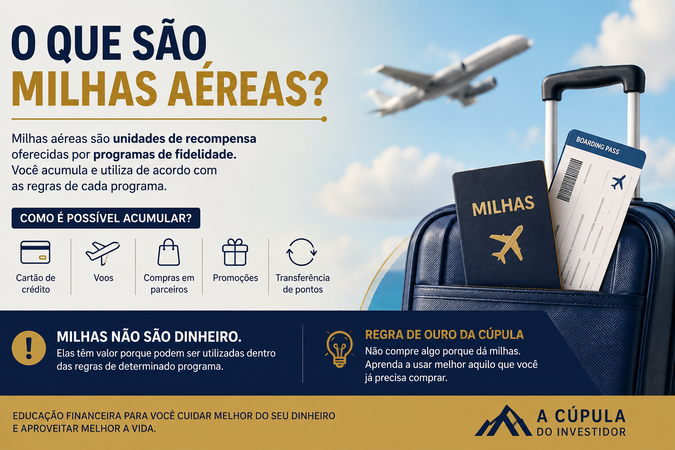 O que são milhas aéreas?
